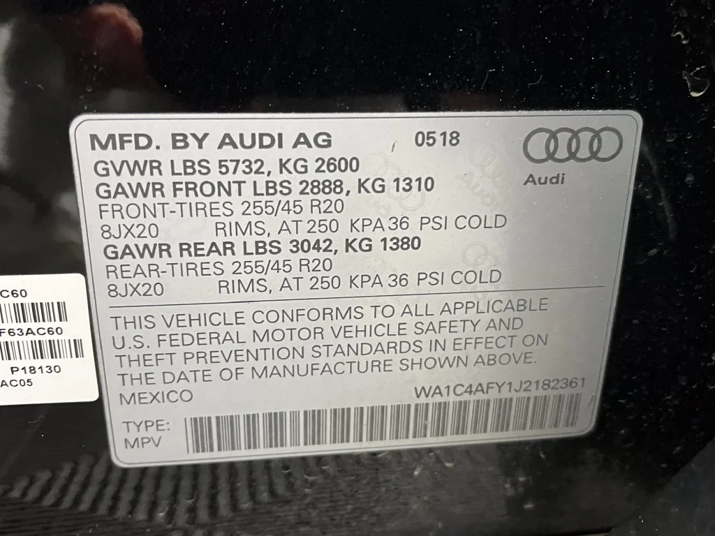 Used 2018 Mythos Black Metallic Audi 3.0T Prestige image 25