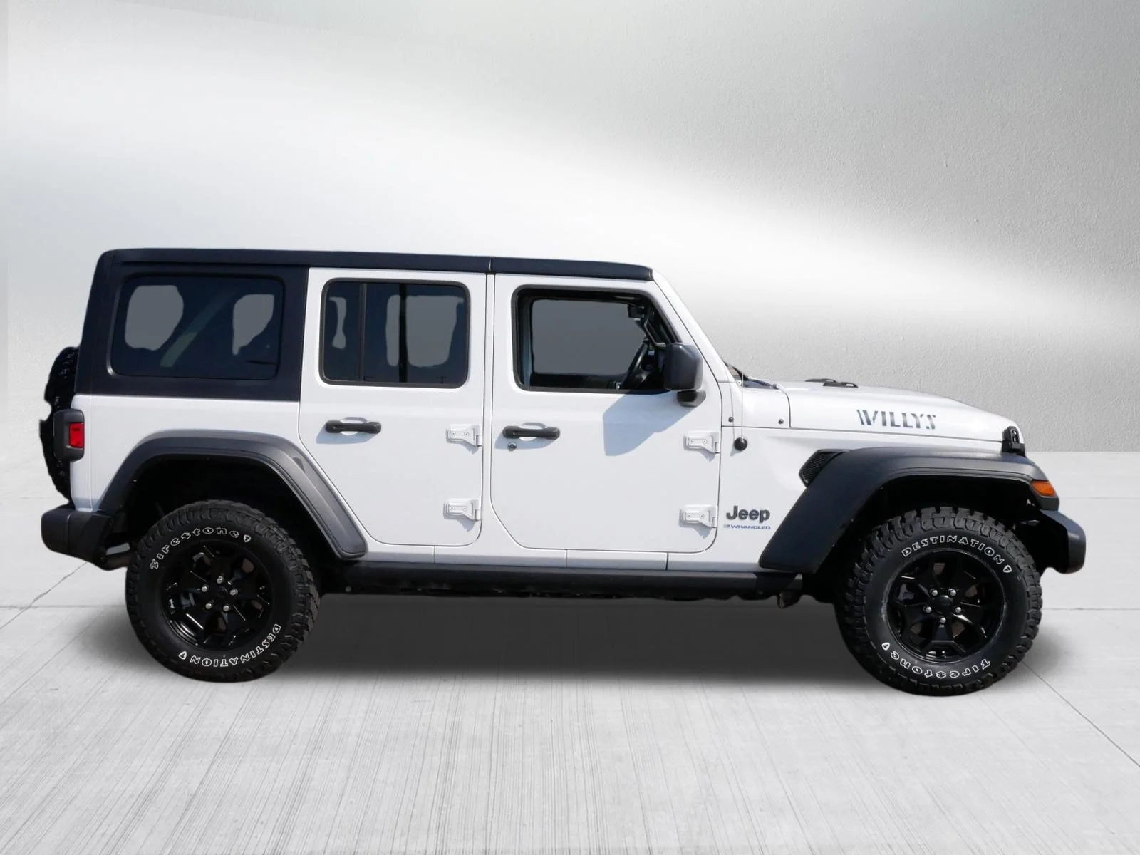 Used 2023 Bright White Clearcoat Jeep Willys image 8