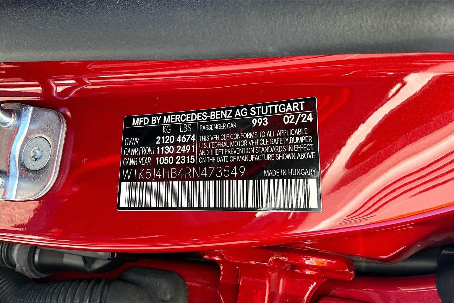 Used 2024 MANUFAKTUR Patagonia Red Metallic Mercedes-Benz CLA 250 image 37