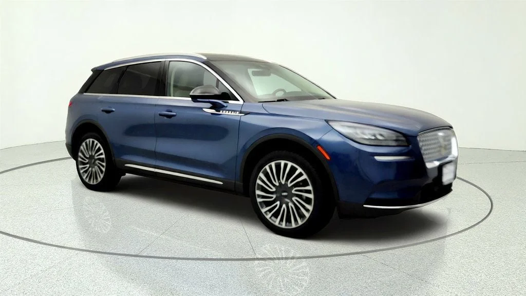 Used 2022 Ocean Drive Blue Metallic Tinted Clearciat Lincoln Reserve AWD w/ Luxury Pkg & 20