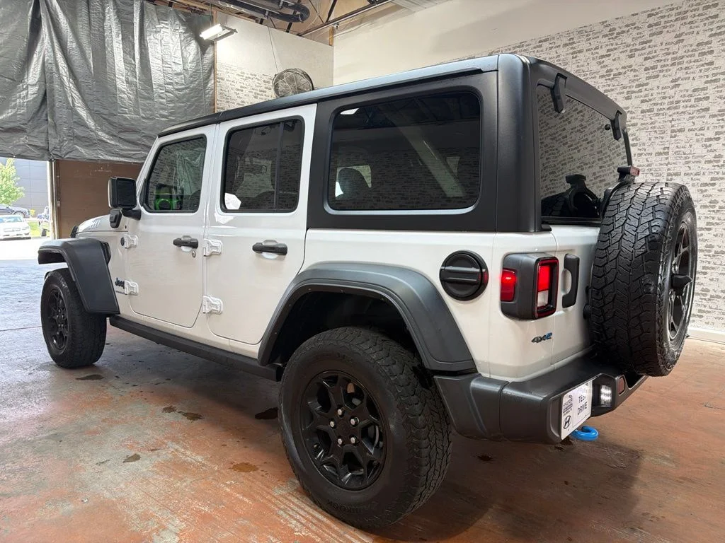 Used 2023 Bright White Clearcoat Jeep Willys 4xe image 5