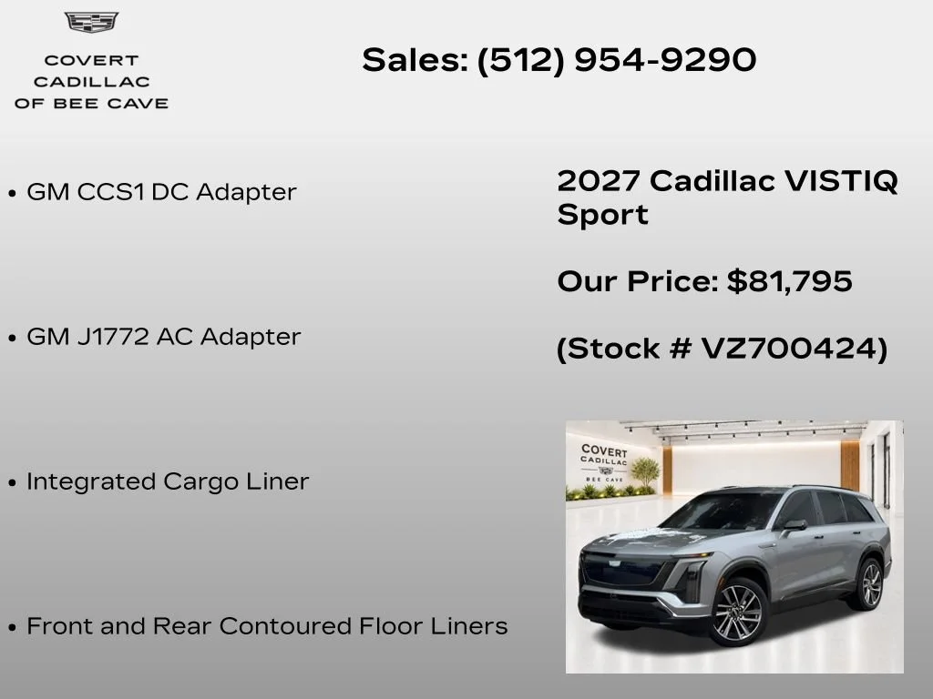 New 2027 Argent Silver Metallic Cadillac Sport image 14