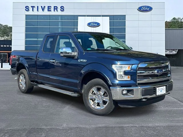 Used 2016 Blue Jeans Metallic Ford Lariat image 1