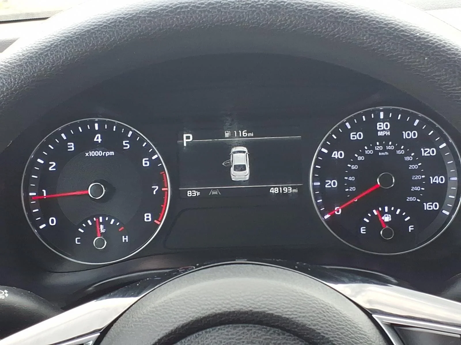Used 2024 Currant Red Kia LXS image 19