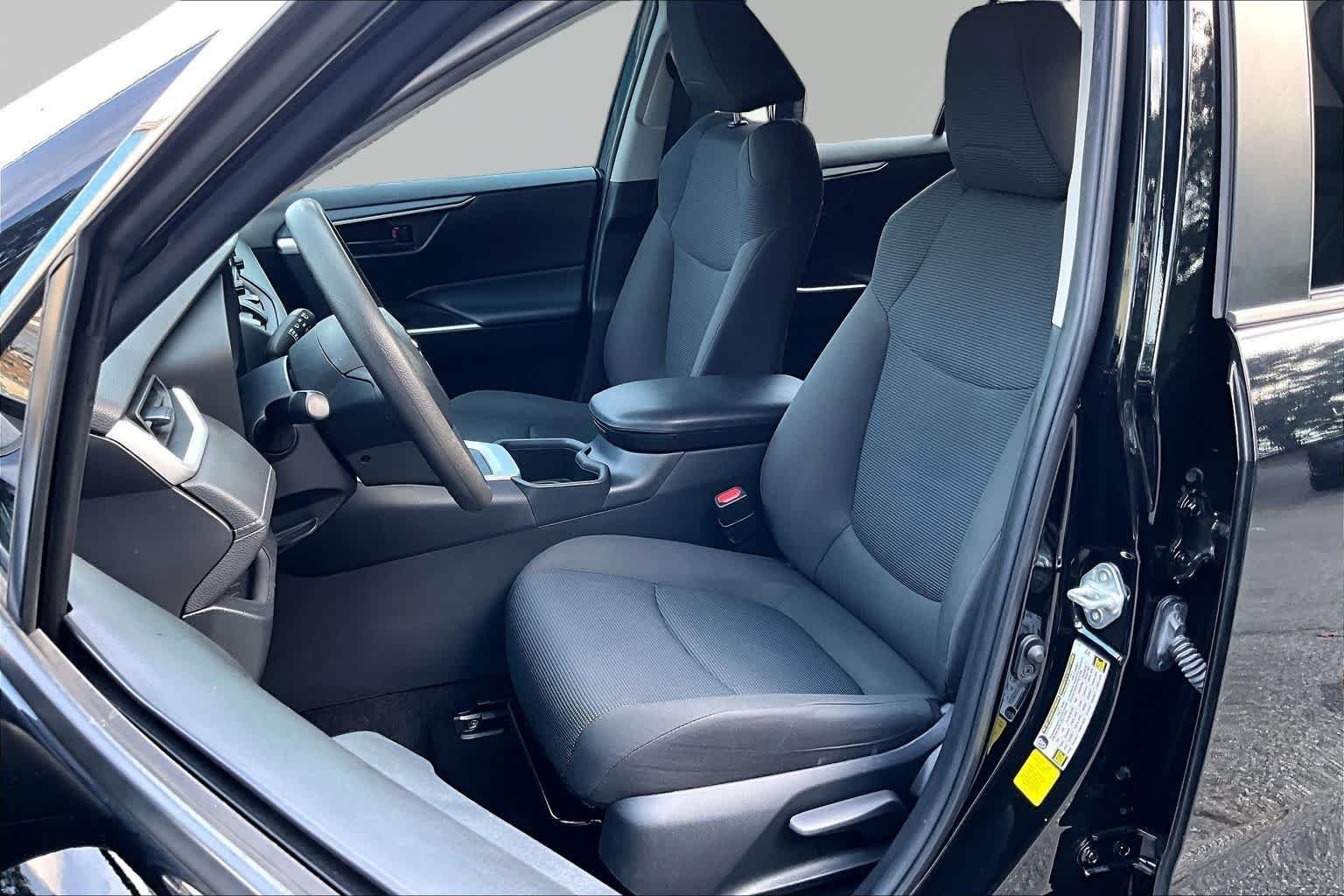 Used 2022 Midnight Black Metallic Toyota LE image 8