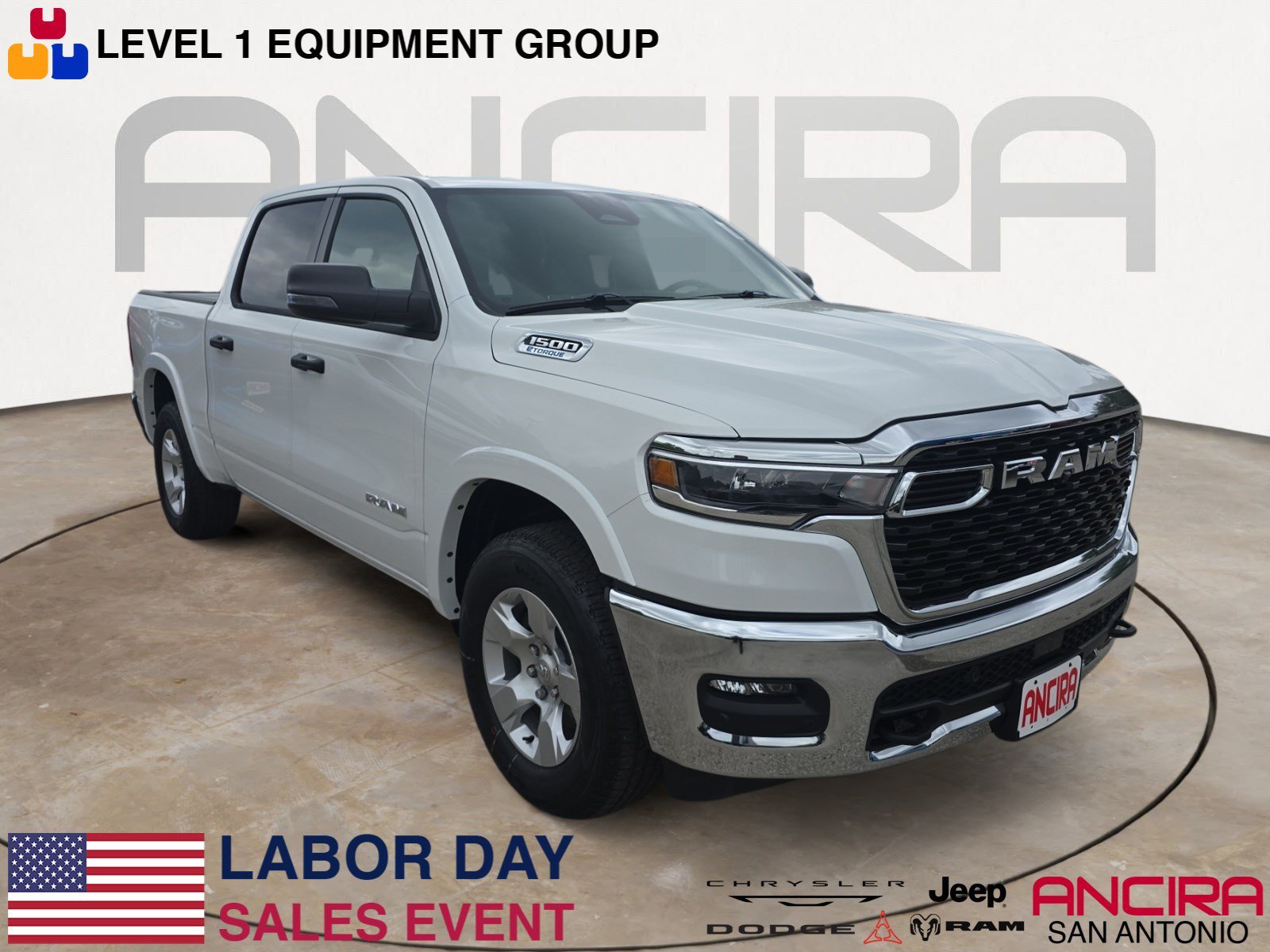 New 2026 Bright White Clearcoat RAM Lone Star image 1