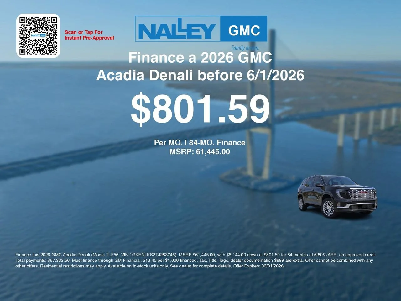 New 2026 Ebony Twilight Metallic GMC Denali image 7