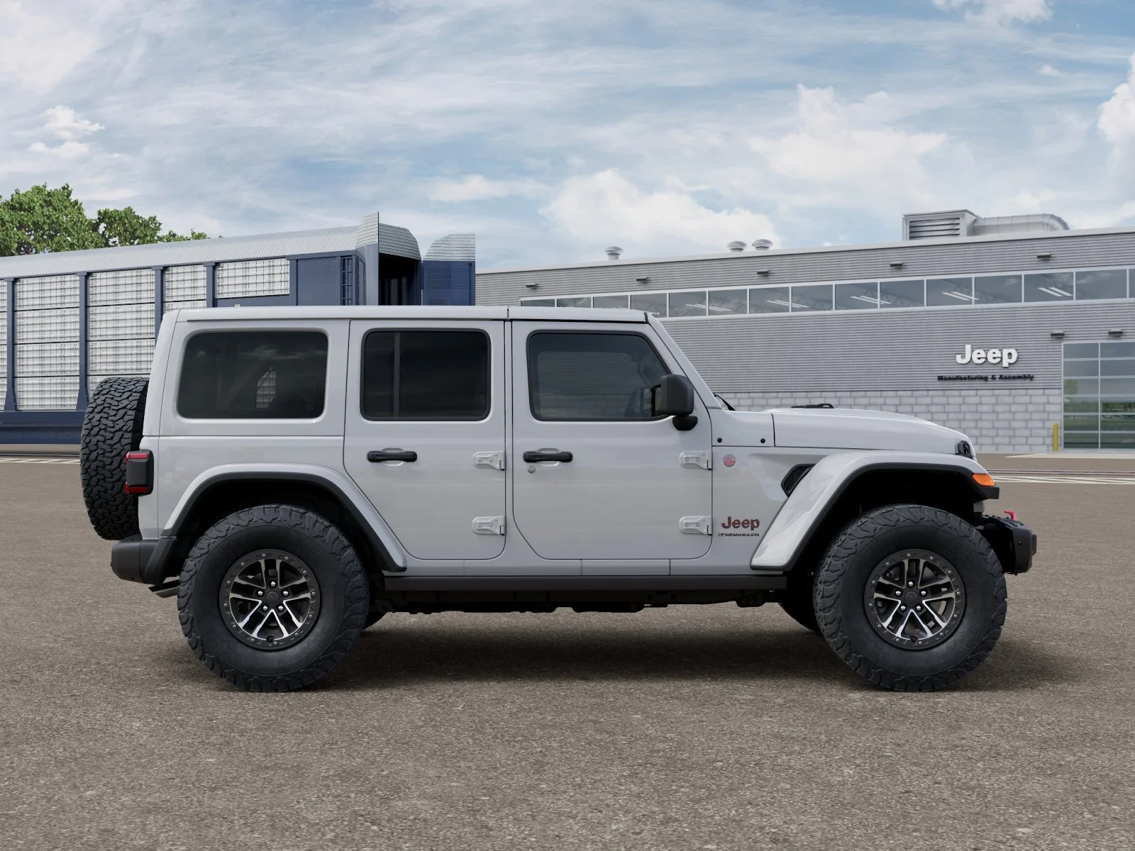 New 2026 Bright White Clear-Coat Exterior Paint Jeep Rubicon X image 33
