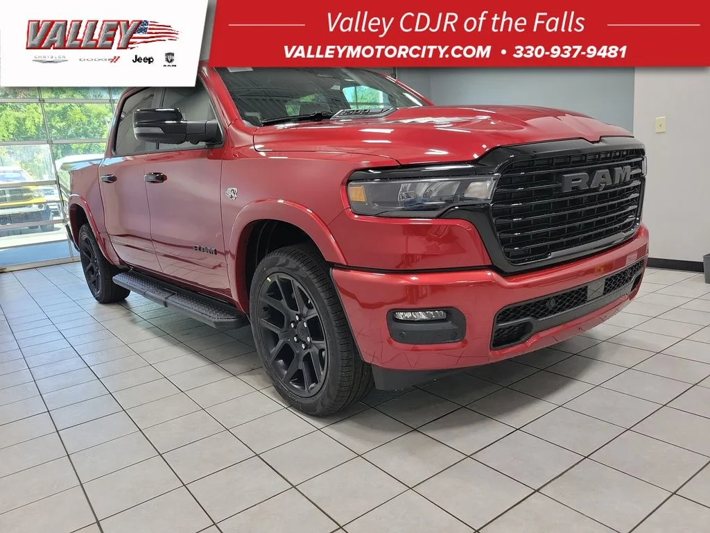 New 2026 Molten Red Pearl-Coat Exterior Paint RAM Laramie image 1