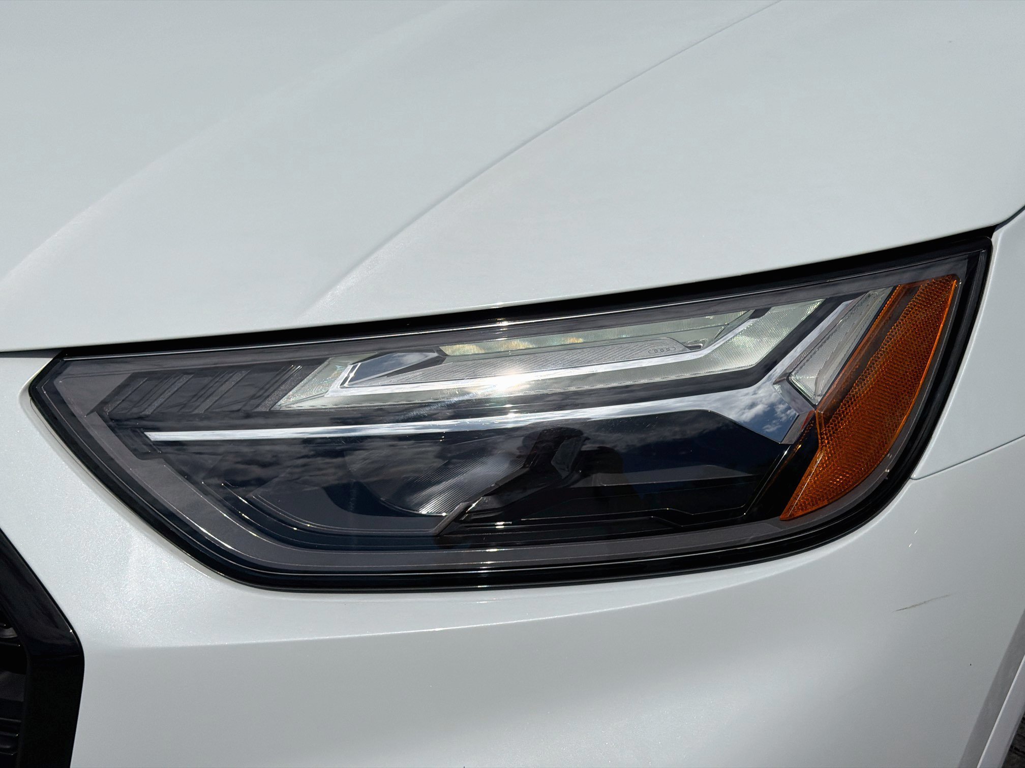 Used 2023 Glacier White Metallic Audi Premium Plus image 9
