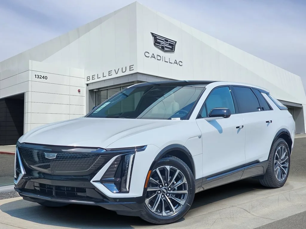 New 2026 Vibrant White Tricoat Cadillac Sport image 1