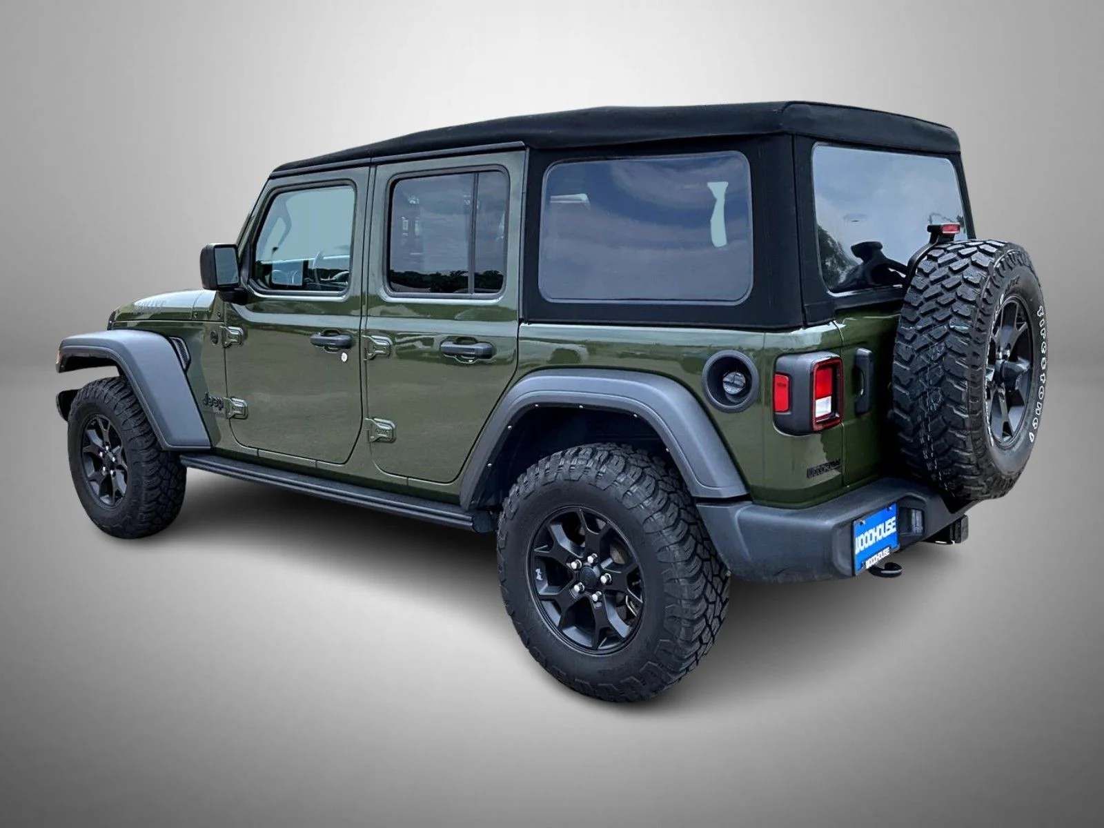 Used 2022 Green Jeep Unlimited Willys image 7