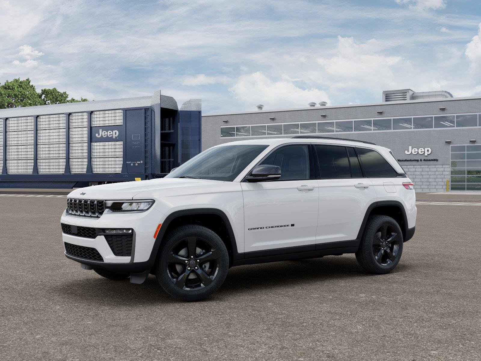 New 2027 Bright White Clear-Coat Paint Jeep Limited image 2