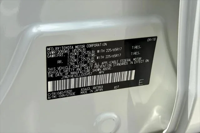 Certified Used 2018 Super White Toyota LE image 21