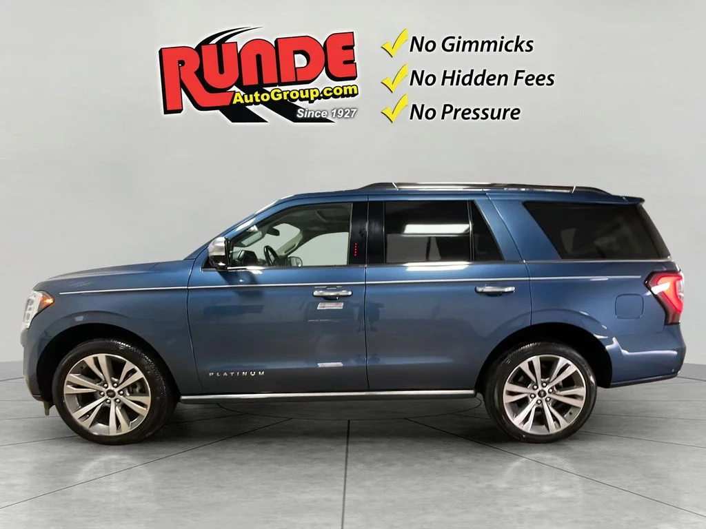 Used 2020 Blue Metallic Ford Platinum image 3