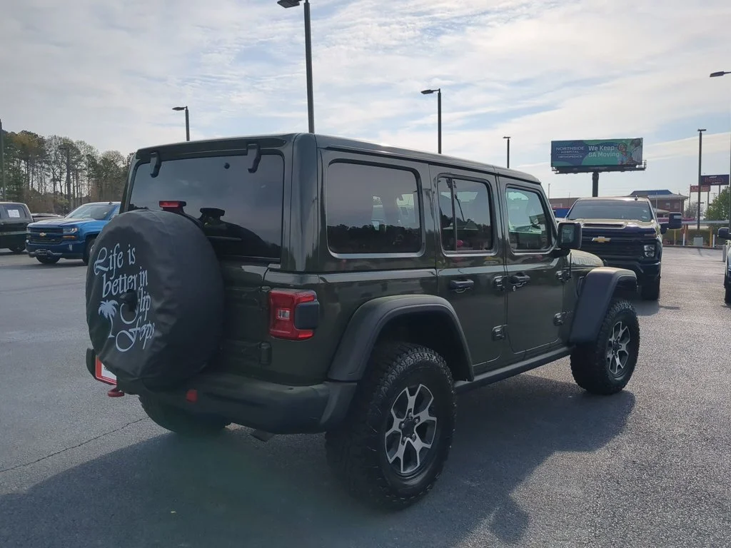 Used 2021 Sarge Green Clearcoat Jeep Unlimited Rubicon image 5