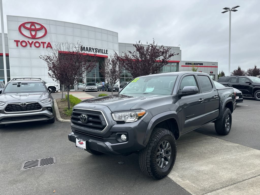 Certified Used 2022 Magnetic Gray Metallic Toyota SR5 image 1