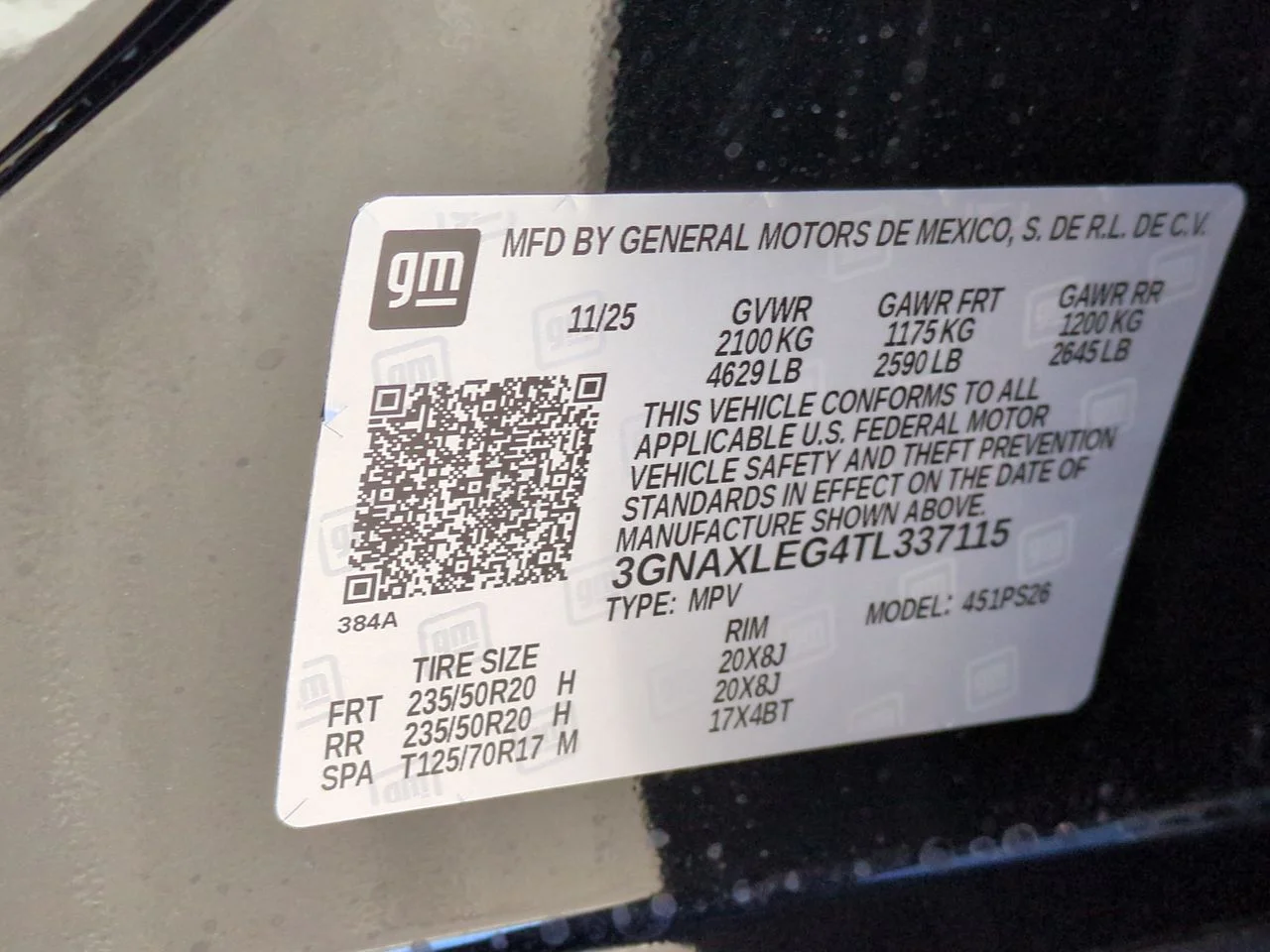 New 2026 Mosaic Black Metallic Chevrolet RS image 67