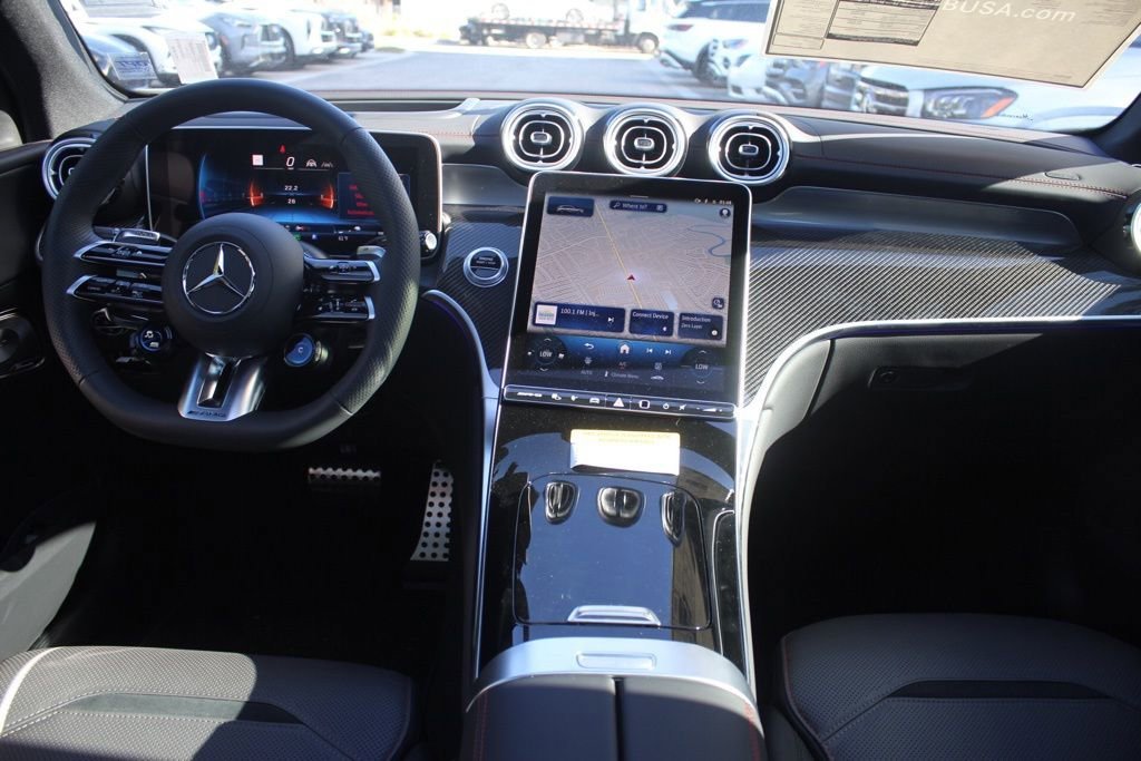 New 2025 MANUFAKTUR Alpine Grey Mercedes-AMG GLC 63 AMG® S E Performance image 45