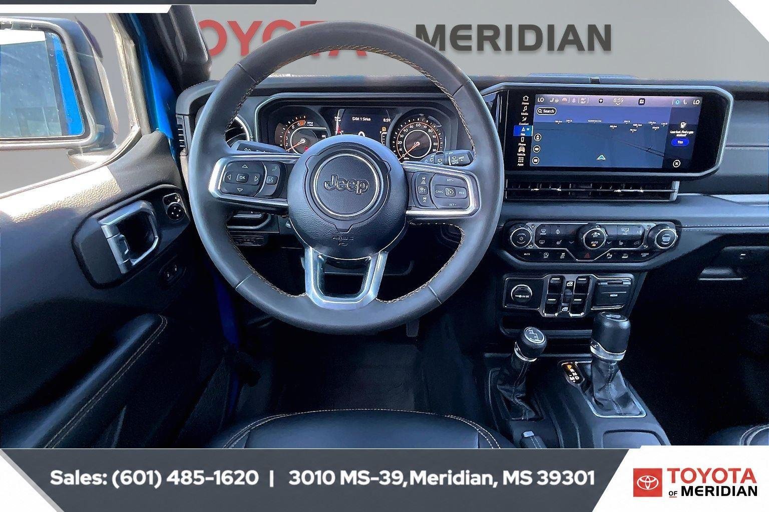 Used 2024 Hydro Blue Pearlcoat Jeep Sahara image 5
