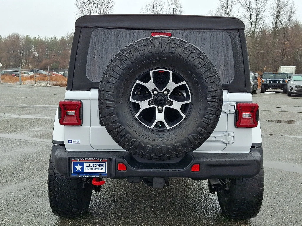 Used 2023 Bright White Clearcoat Jeep Rubicon image 10