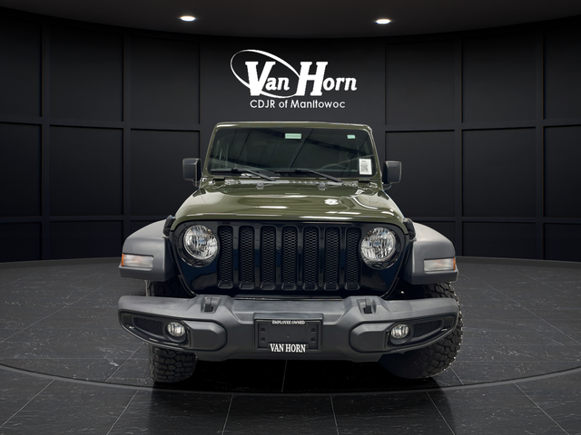 Used 2022 Sarge Green Clearcoat Jeep Sport image 2