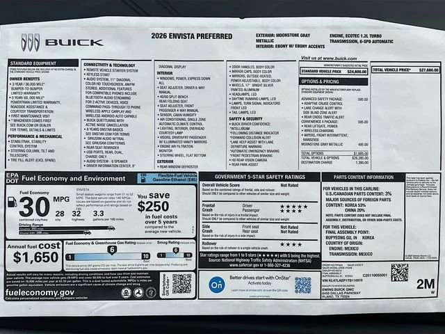 2026 Buick Envista Preferred - Photo 21