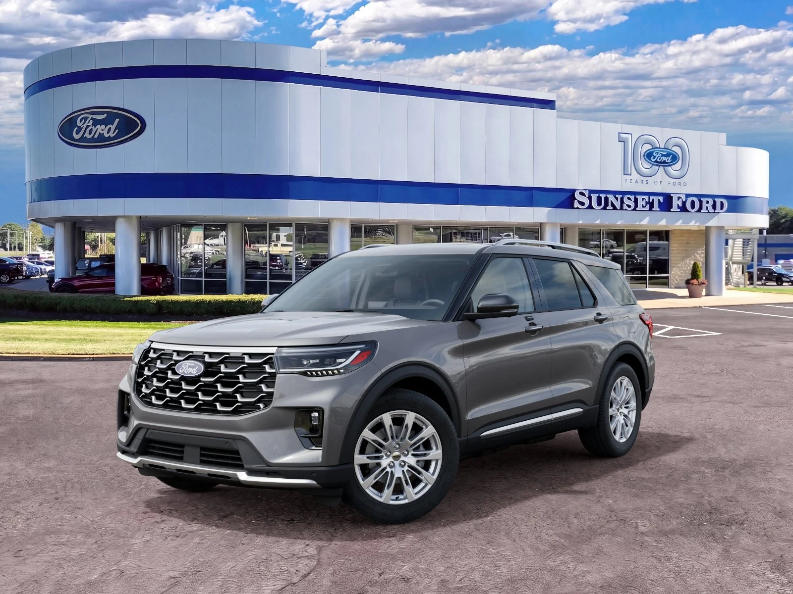 New 2027 Carbonized Gray Metallic Ford Platinum® image 2