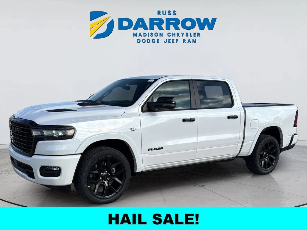 New 2026 Ivory White Tri-Coat Pearl-Coat Exterior Paint RAM Laramie image 1