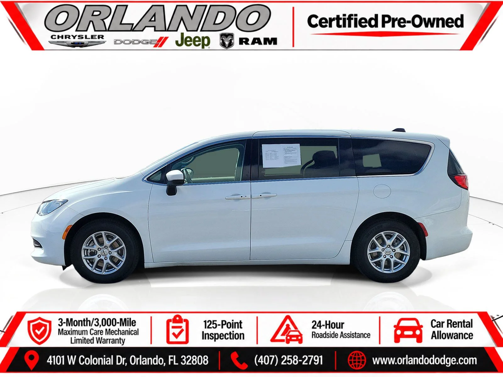 Certified Used 2023 Bright White Clearcoat Chrysler LX image 4