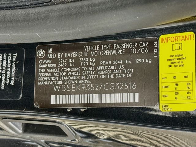 2007 BMW 6 Series M6 - Photo 37