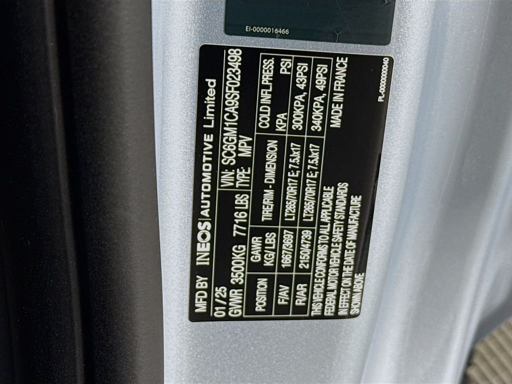 Used 2025 Silver INEOS Base image 29