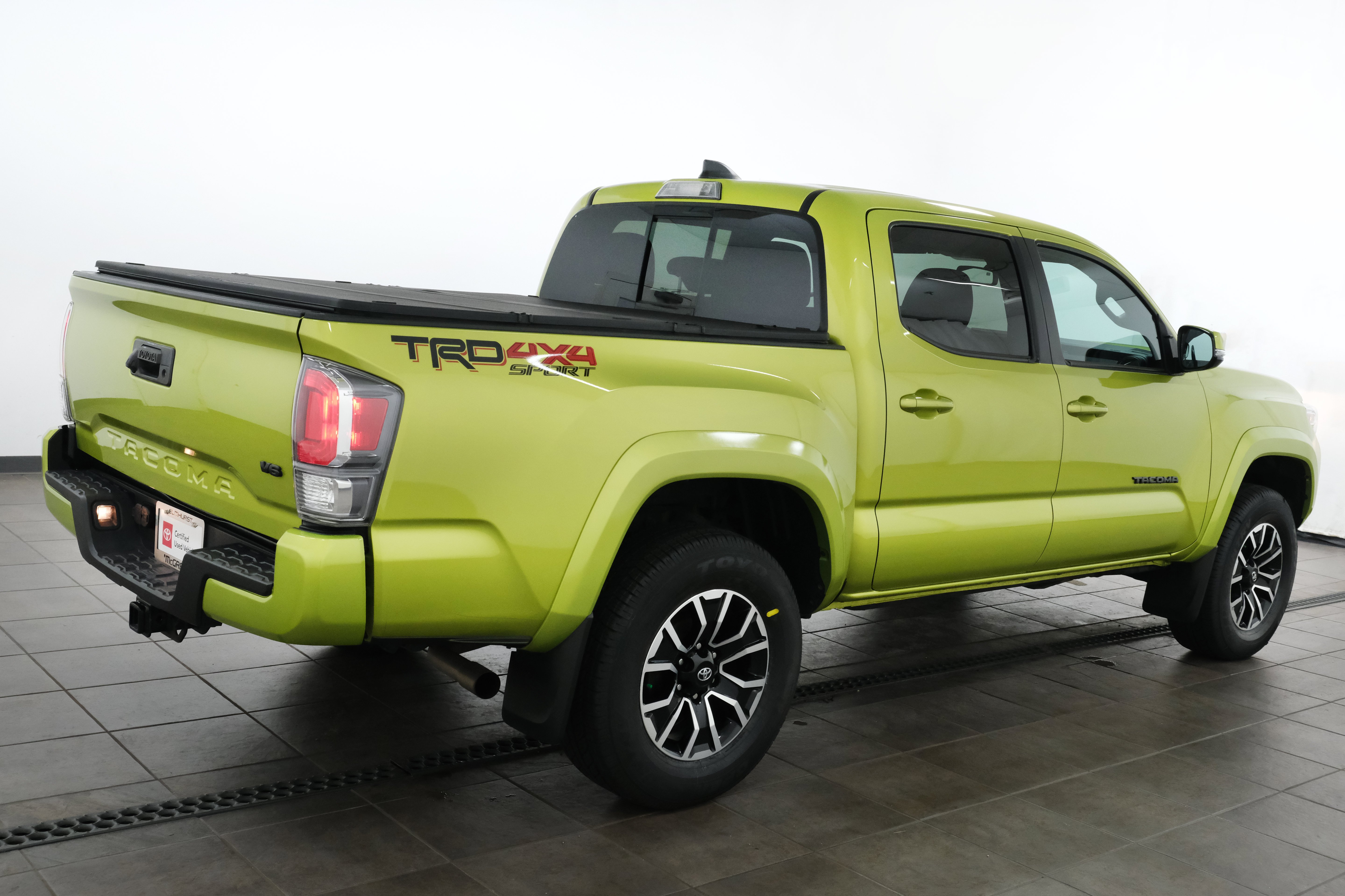 Certified Used 2023 Electric Lime Toyota TRD Sport 4D Double Cab image 7