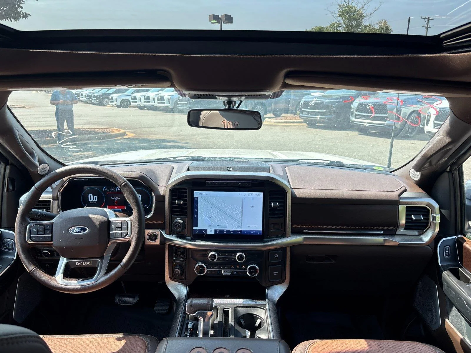 Used 2022 Star White Metallic Tri-Coat Ford King Ranch image 35