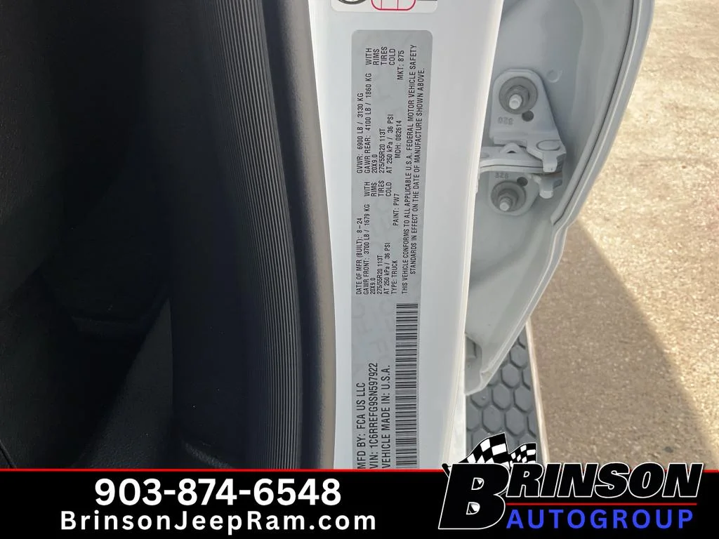 Used 2025 Bright White Clearcoat Ram Lone Star image 32