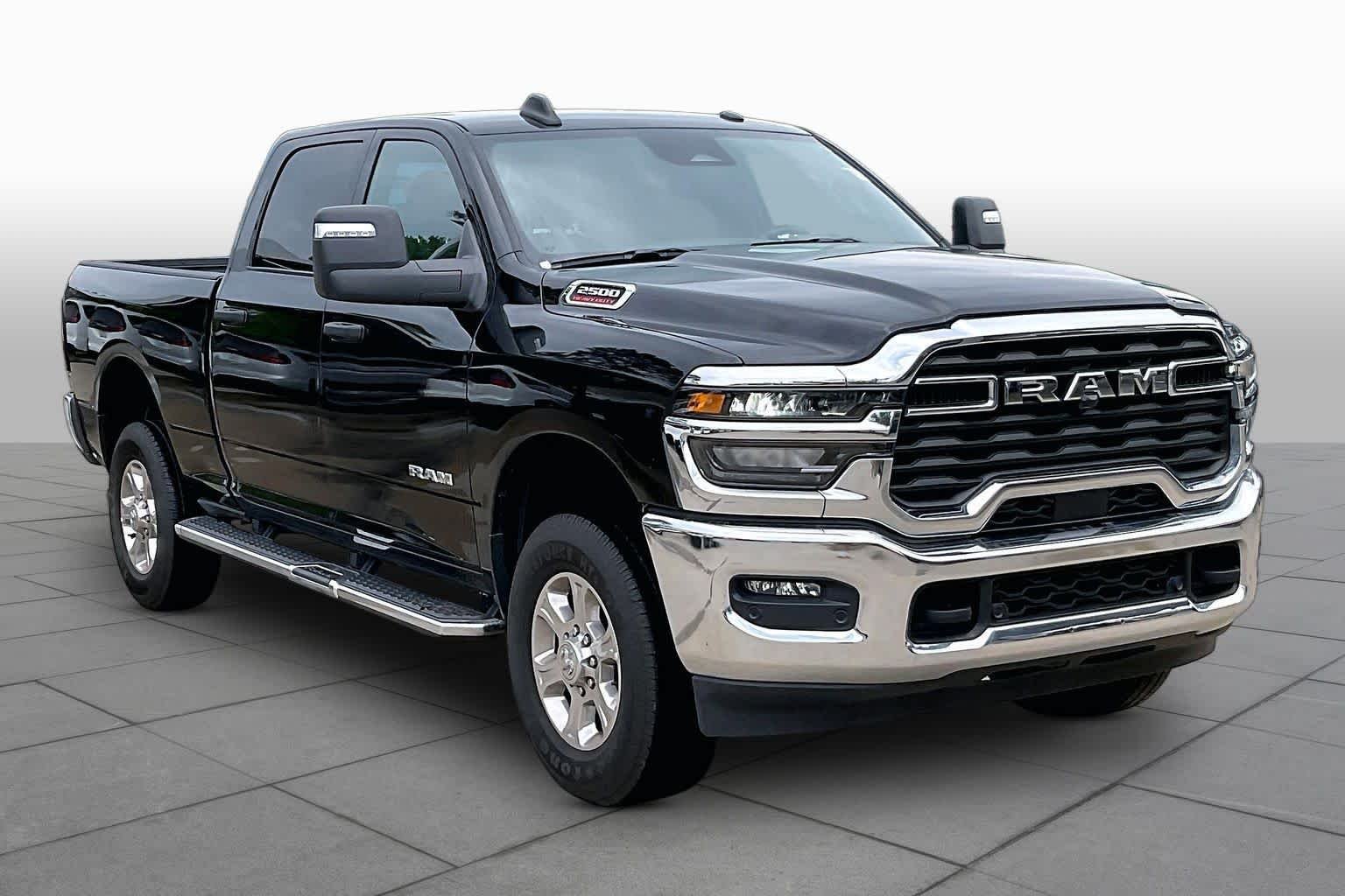 Used 2025 Diamond Black Crystal Pearlcoat Ram Big Horn image 3