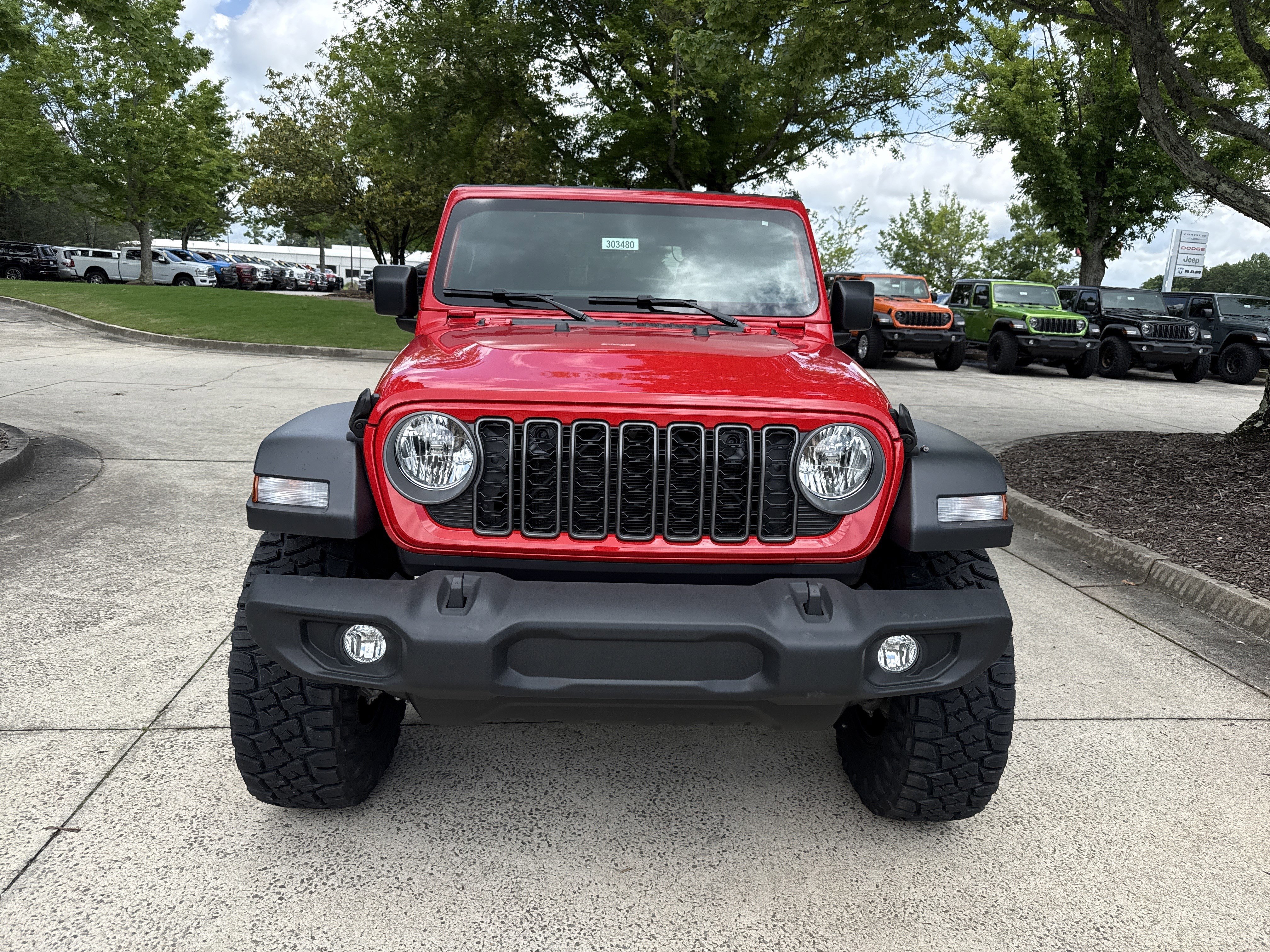 New 2026 Firecracker Red Clearcoat Jeep Sport image 2