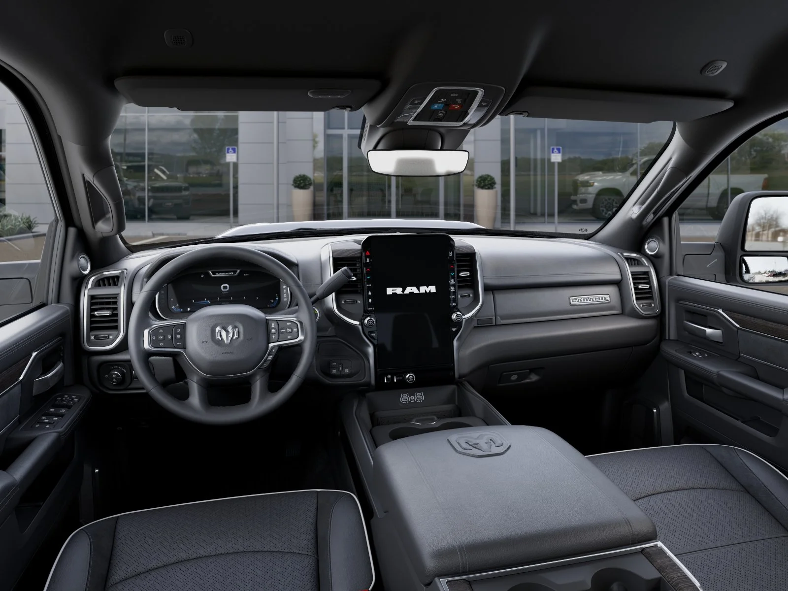 New 2026 Ceramic Gray Clear-Coat Exterior Paint RAM Laramie image 42