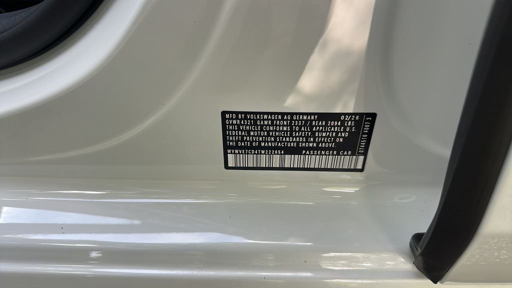 New 2026 Opal White Pearl Volkswagen Autobahn image 36