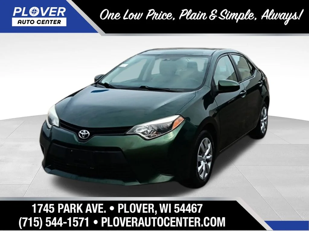 Used 2014 4Evergreen Mica Toyota LE image 1