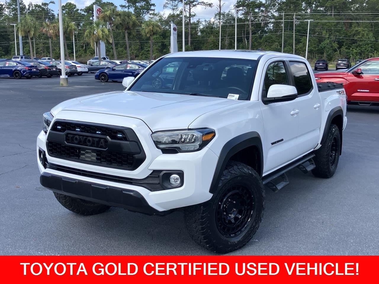 Used 2022 White Toyota TRD Off-Road Double Cab image 1