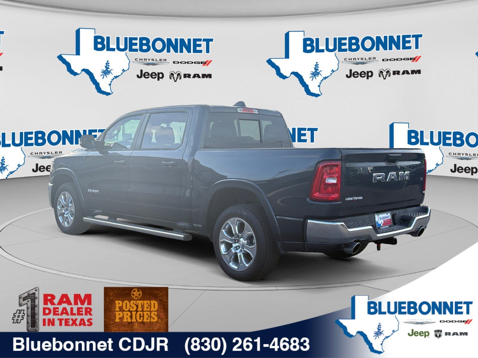 New 2026 Forged Blue Metallic Exterior Paint RAM Lone Star image 7