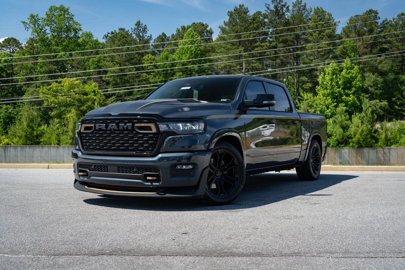 New 2026 Forged Blue Metallic Exterior Paint RAM Big Horn/Lone Star image 3