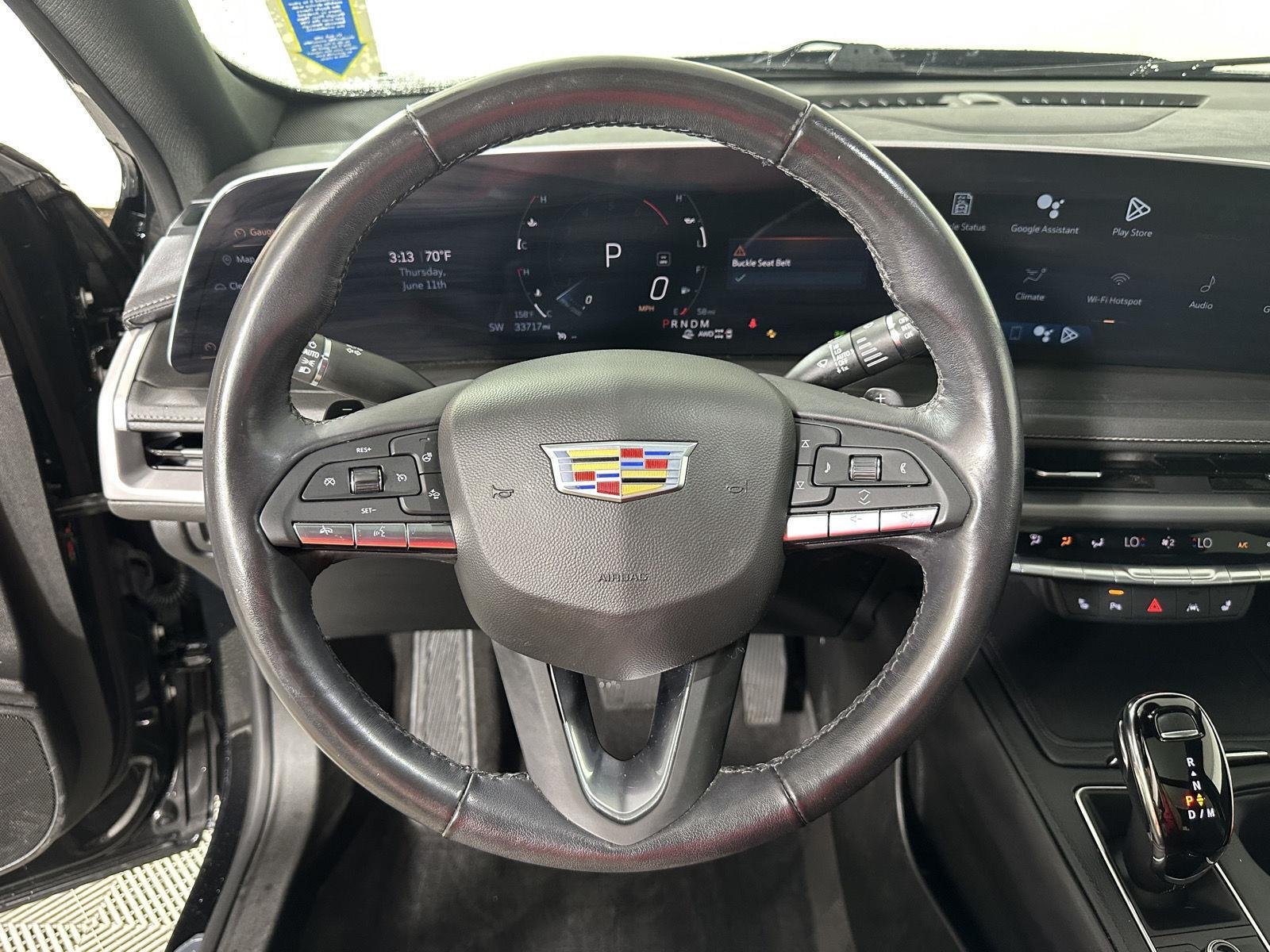 Used 2024 Stellar Black Metallic Cadillac AWD Premium Luxury image 20