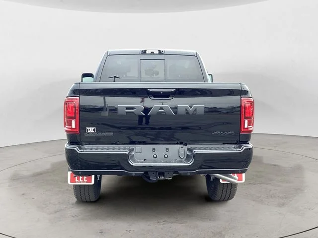 New 2026 Diamond Black Crystal Pearlcoat Ram LARAMIE CREW CAB 4X4 6