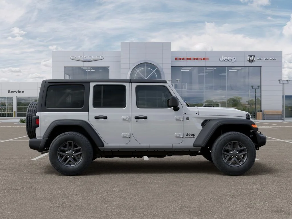 New 2025 Bright White Clearcoat Jeep Sport S image 22