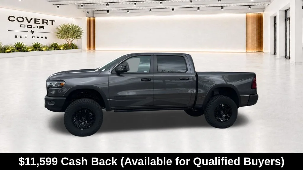 New 2026 Granite Crystal Metallic Clear-Coat Exterior Paint RAM Rebel image 5
