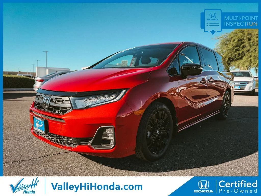 Certified Used 2025 Radiant Red Metallic II Honda SPORT-L image 3