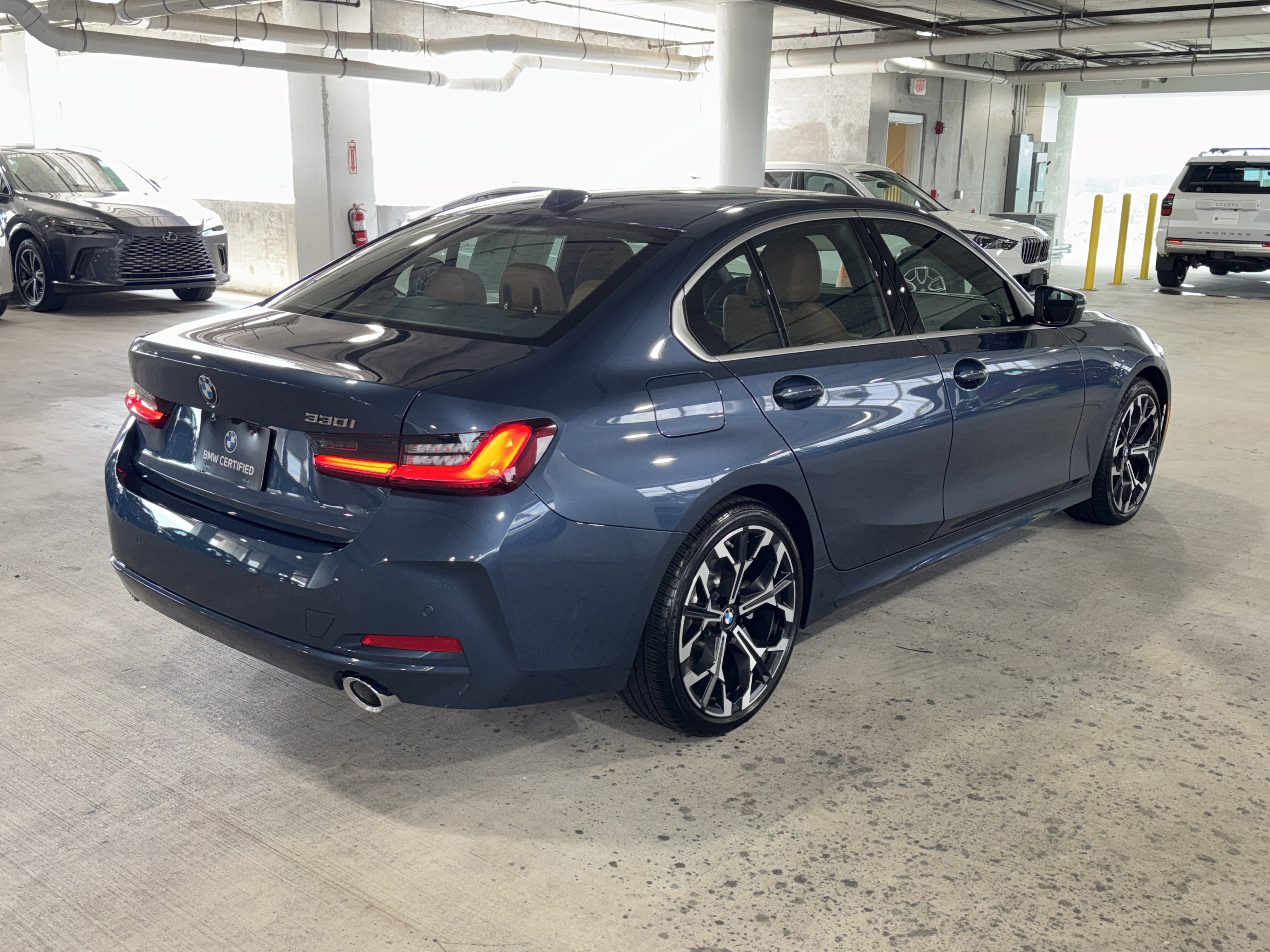 Used 2025 Arctic Race Blue Metallic BMW 330i image 8