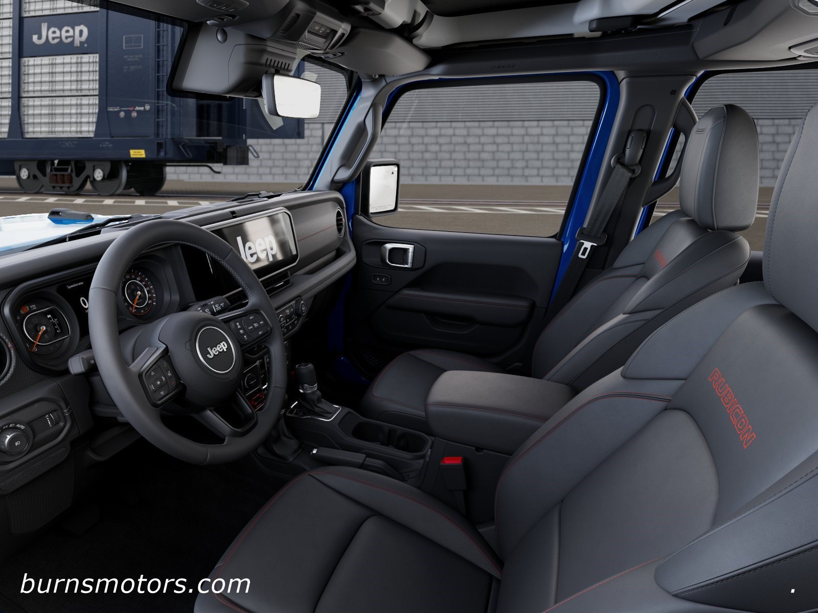 New 2026 Hydro Blue Pearl-Coat Exterior Paint Jeep Rubicon X 4-Door image 22